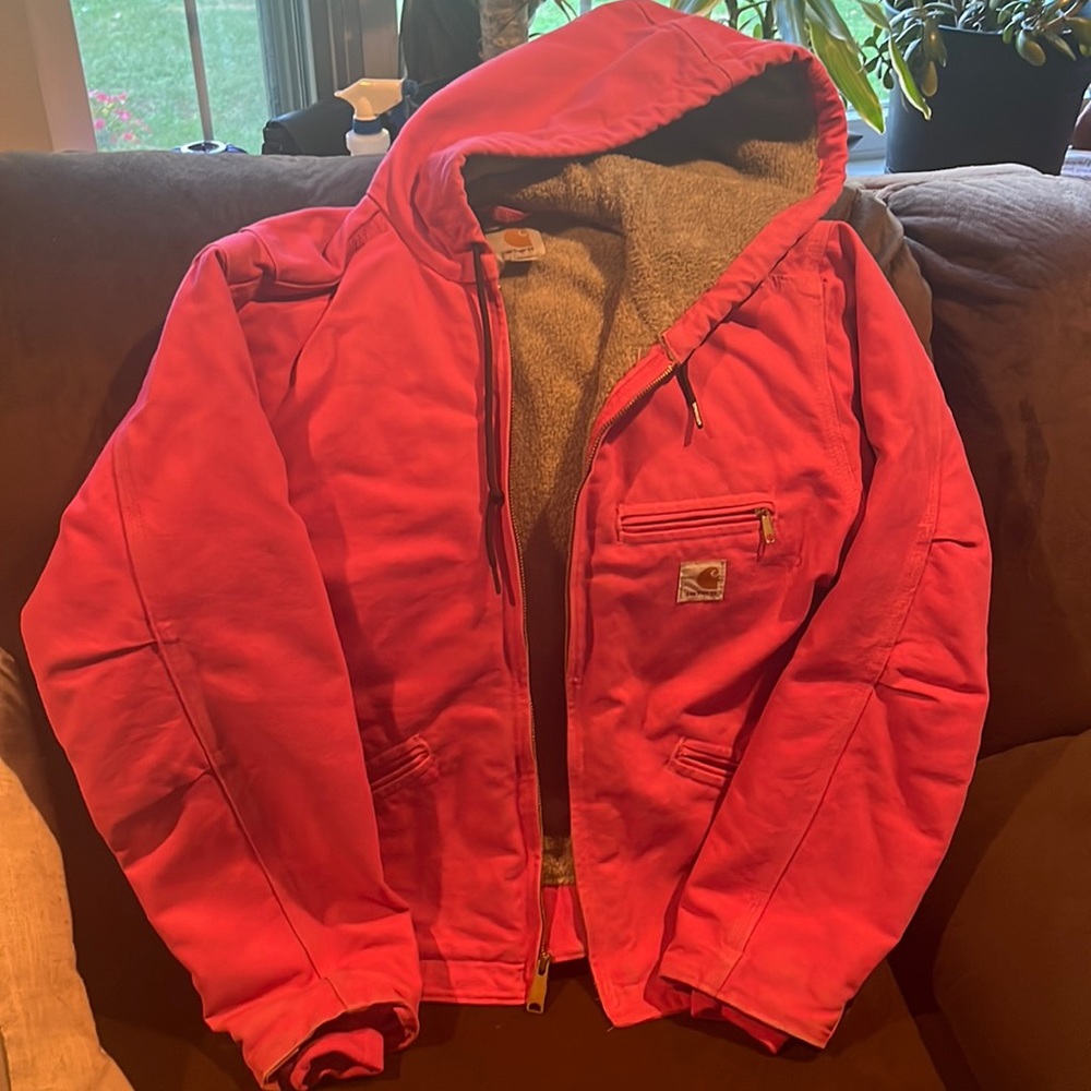 Womens carhartt jacket pink